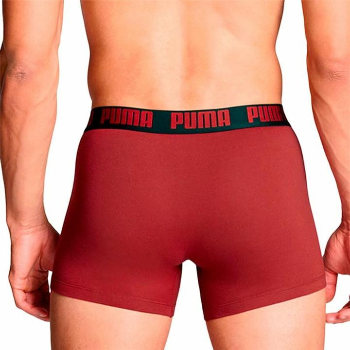 Actual product image Puma Herren-Boxershorts burgundy Rot (S, pack of 2)