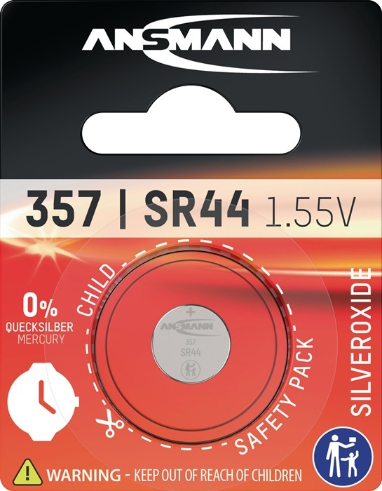 Produktbild Ansmann SR44/358 (1 Stk., SR44, 158 mAh)