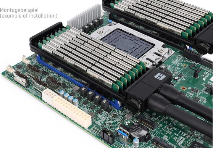 Produktbild Alphacool WAR ES U-Form RAM-Wasserk??hler 8-Fach Set