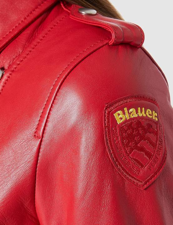 Actual product image Blauer Padded Women's Coat with Leather Shoulders