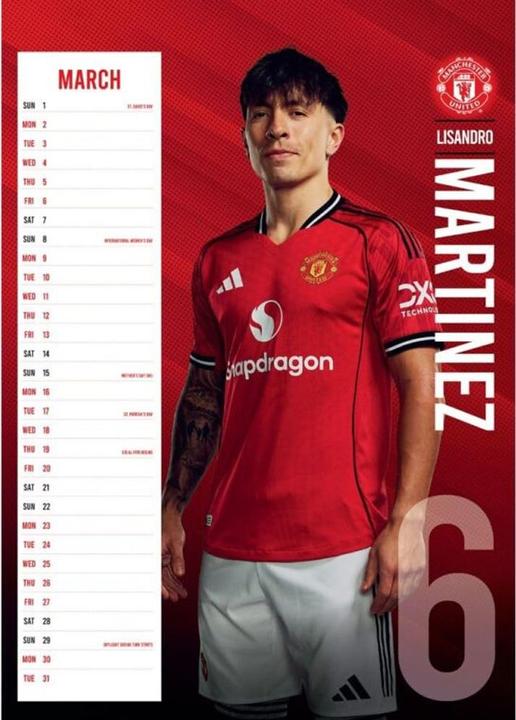Image du produit Manchester United FC - Calendrier mural (A3)