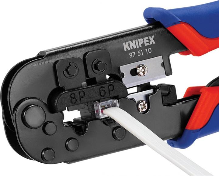 Image du produit Knipex Pince à sertir pour fiches Western Rj11/12 Rj45 (267 mm)
