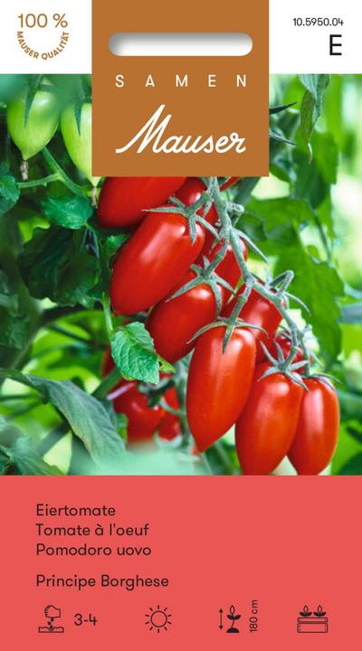 Image du produit Samen Mauser Tomate à oeufs Principe Borghese (Graines de légumes)