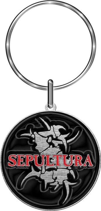 Actual product image Universal Textiles Tribal Metal Logo Keyring