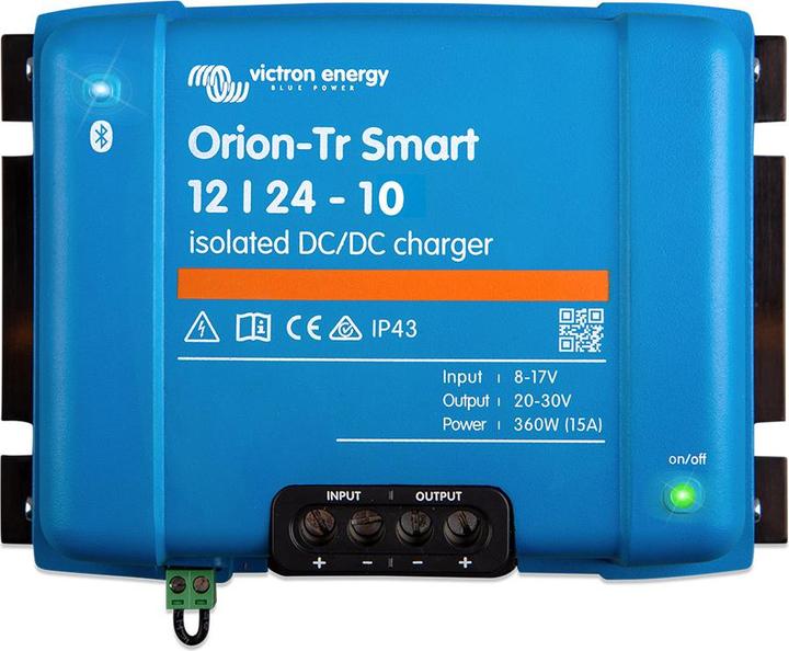 Produktbild Victron Energy Orion-Tr Smart 12/24-10A (240W) DC-DC Ladegerät (12V, 24V, 10 A)