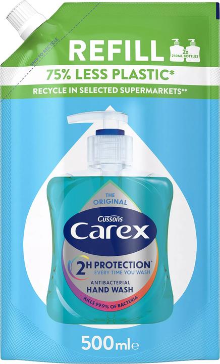 Immagine prodotto Str8 Sapone liquido antibatterico Carex - Originale, 250ml (Sapone liquido, 250 ml)