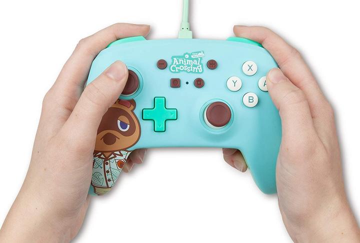 Productafbeelding PowerA Pro Controller con filo - Animal Crossing - Tom Nook (Switch)