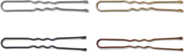 Immagine prodotto Trisa Forcine per capelli a forma di U ondulata 45 mm argento 250 pz. (250 pz.)