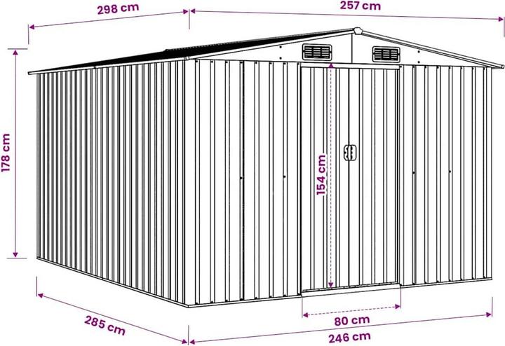Produktbild vidaXL Gerätehaus
