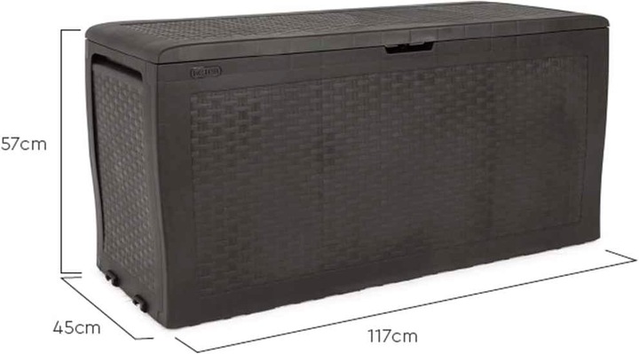 Actual product image Keter Storage box Samoa, colour anthracite, 270l