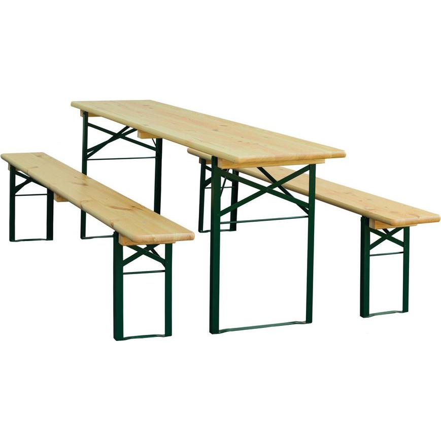 Dönges, Gartentisch + Balkontisch, Festzeltgarnitur, Ausführung Normal (220 cm)