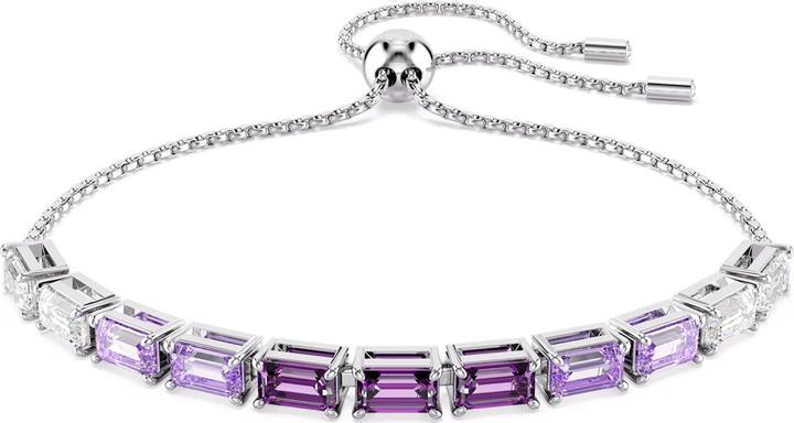 Immagine prodotto Swarovski Matrix Armband Baguette Schliff Violett (24 cm, Metallo Swarovski)