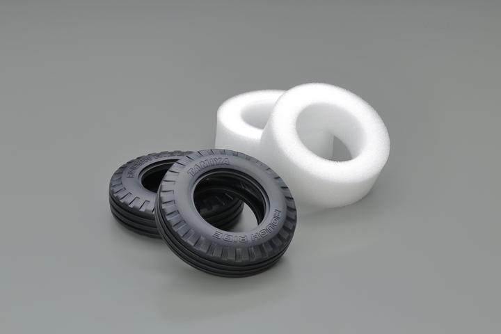 Actual product image Tamiya Buggy Front Tires (2)