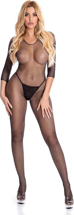 Produktbild Pink Lipstick Risqué Crotchless Bodystocking (L, M, S)