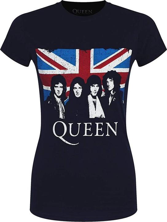 Immagine prodotto Queen Maglietta in cotone Union Jack vintage donna/donna (XL)