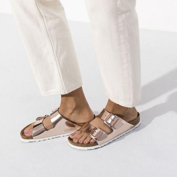Image du produit Birkenstock Arizona Soft Bedding Natural Leather Narrow (40)