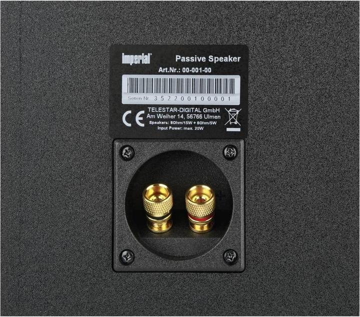Productafbeelding Imperial DABMAN i310 CD sw Micro-Hifi (WiFi, Bluetooth, CD Speler, 2x 20 W)