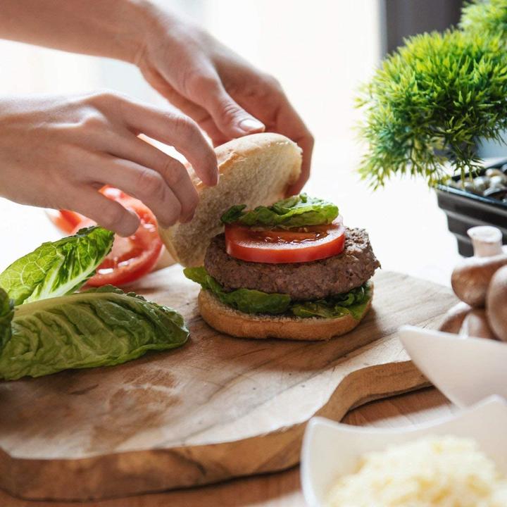 Actual product image PhoneLook Set 3 en 1 pour le moulage des hamburgers 2 tailles de moules plus 1 presseur pour des galettes parf