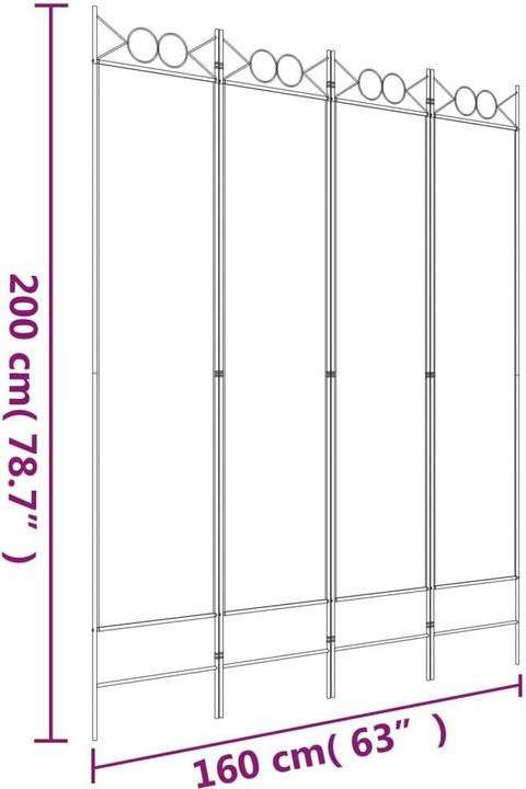 Immagine prodotto vidaXL Raumteiler