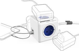 Actual product image Allocacoc 2402BL/FREUPC Interior 1.5m Blue (4x, 1.50 m)