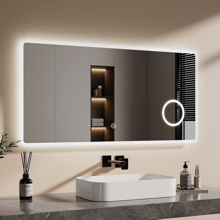 Actual product image Emke Bathroom mirror (120 x 60 cm)