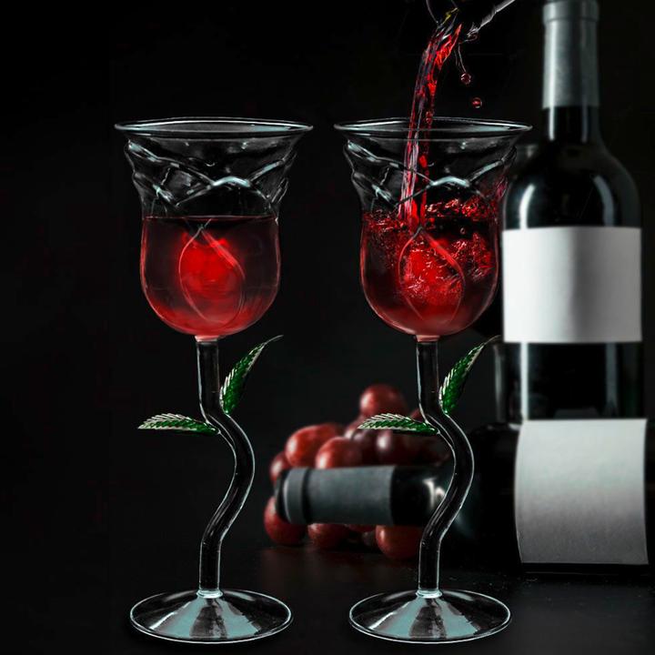 Produktbild Mikamax Rose Wine Glass Set (20 cl, 2 Gläser, Weingläser Set)