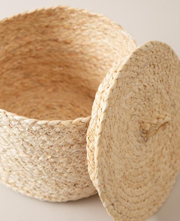 Immagine prodotto Esmée Runder Aufbewahrungskorb mit Deckel (1x)