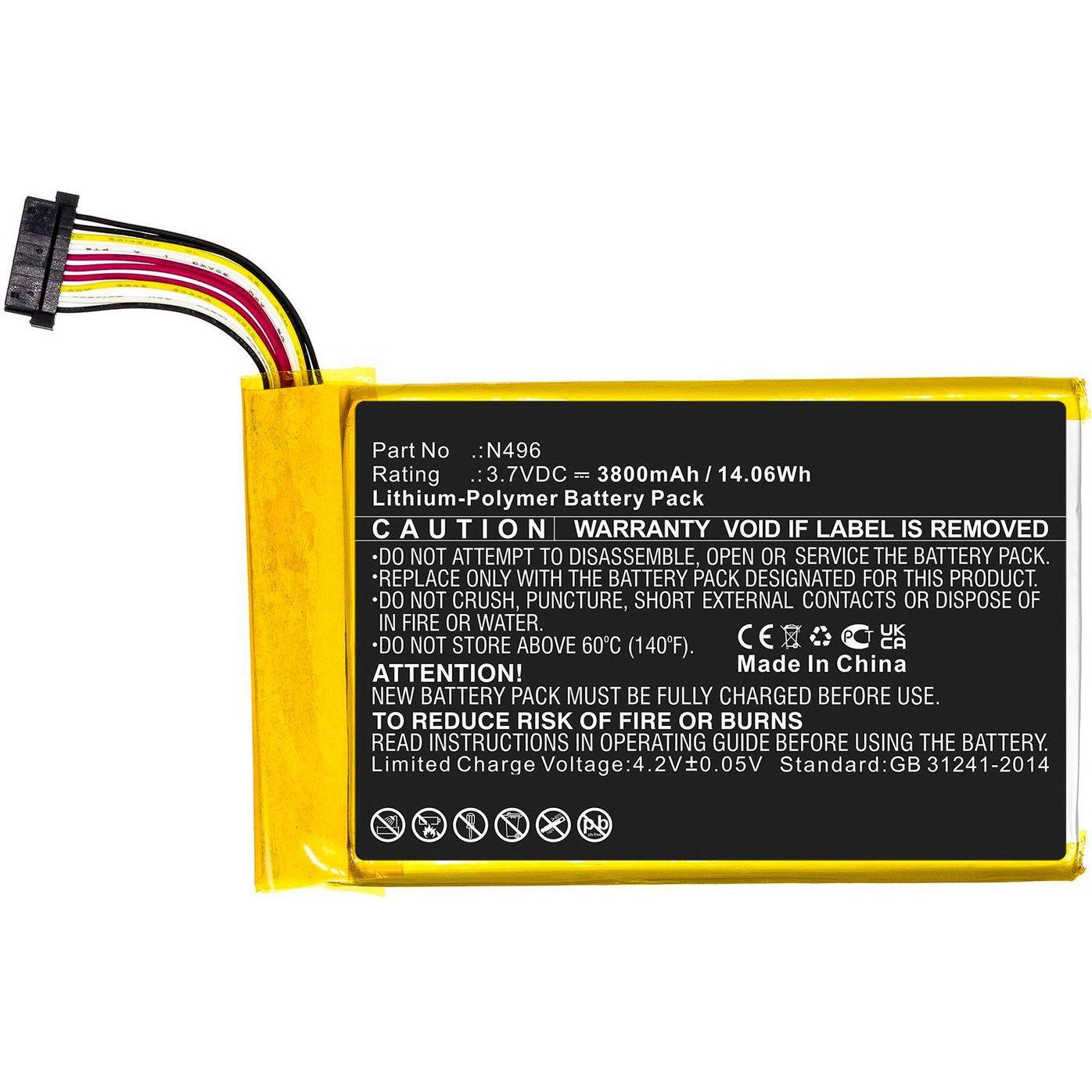 CoreParts, Fahrzeug Navigation Zubehör, Battery for GPS, Navigator