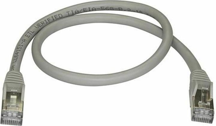 Immagine prodotto StarTech Cavo Patch Cat6a 0.5m Grigio (STP, CAT6a, 0.50 m)