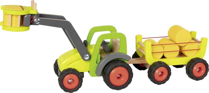 Produktbild Goki Holztraktor mit Heuwagen