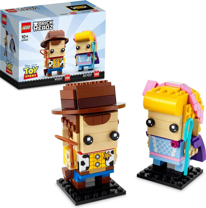 Actual product image LEGO BrickHeadz - Woody and Porcelain Girl (40553, LEGO Disney, LEGO Rare Sets)