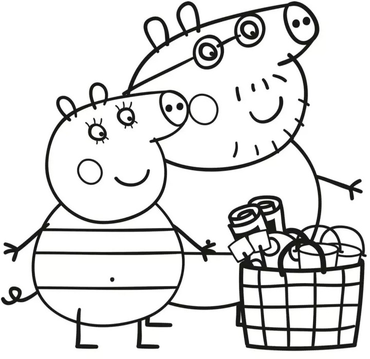 Actual product image Peppa: My big colouring book