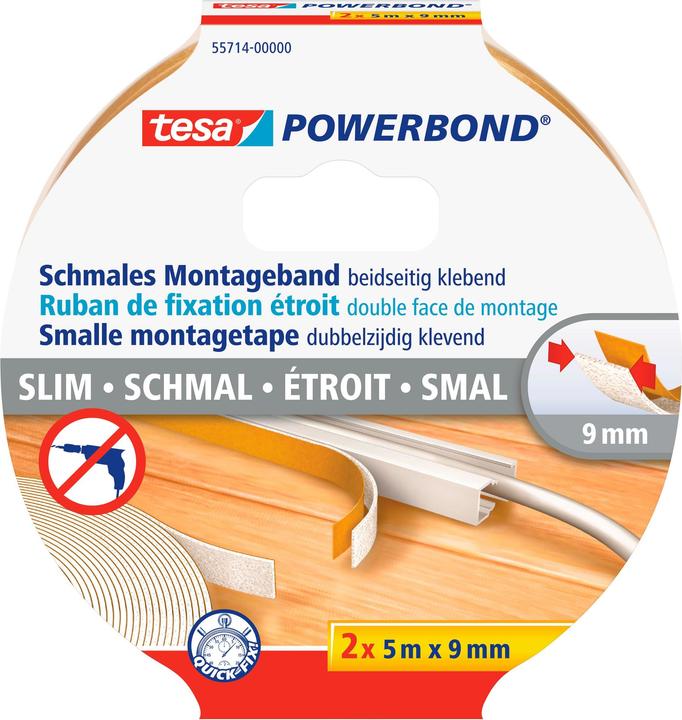 Image du produit tesa Ruban de montage Powerbond Slim (9 mm)