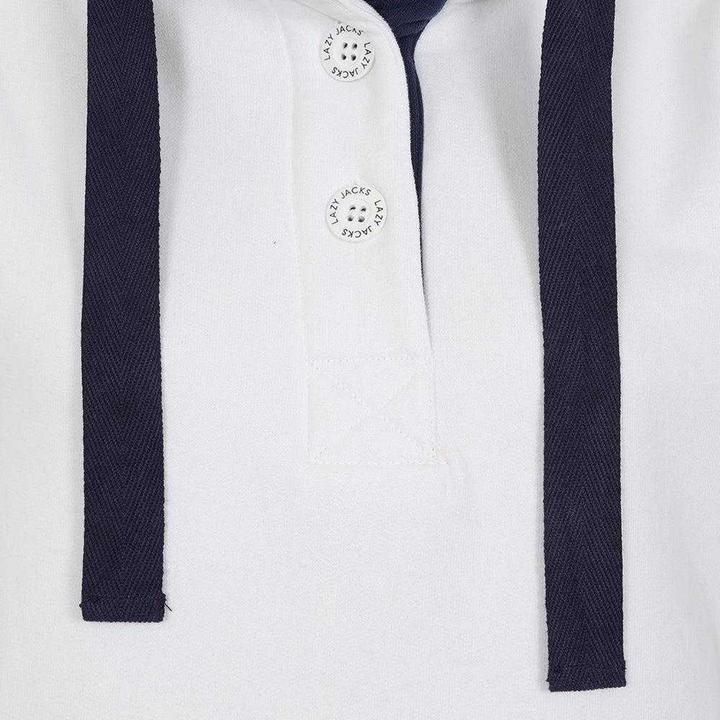 Actual product image Lazy Jacks Womens/Ladies Button Neck Sweatshirt (36)