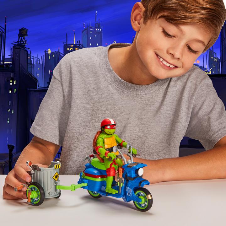 Image du produit Little Tikes Tortues Ninja - Vehicule deluxe avec figurine 12 cm - Raphael