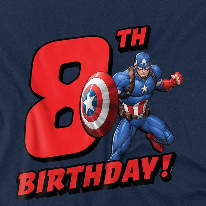 Produktbild Captain America Sweatshirt 8 Geburtstag (116)