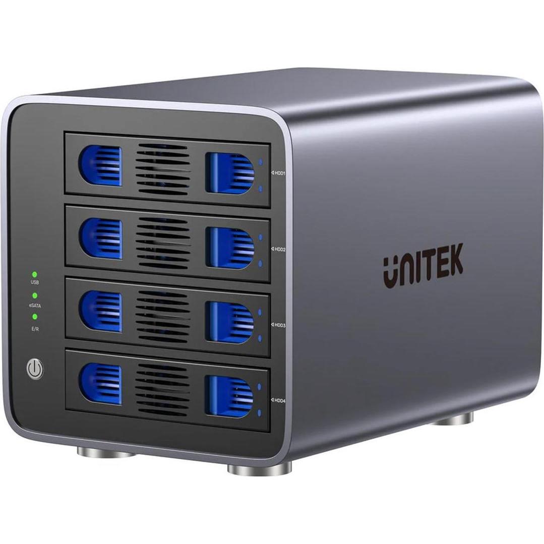Unitek RAID-Gehäuse USB-C für SATA-Laufwerk 80TB (3.5"), Case per hard disk