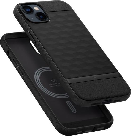 Actual product image Caseology Parallax Magsafe Case for Apple iPhone 14 Plus - matt black (Apple iPhone 14 Plus)