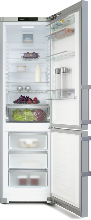 Actual product image Miele Fridge/freezer combination KFN 4795 AD stainless steel CleanSteel (371 l)