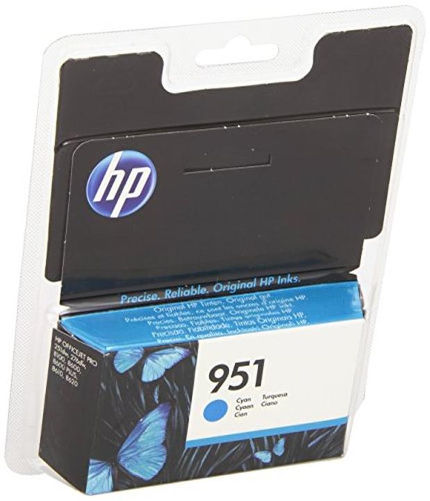 Actual product image HP CN050AE 951 ink cartridge cyan 700 pages 7ml Cyan OfficeJet Pro 8100 8610 8620 (C)