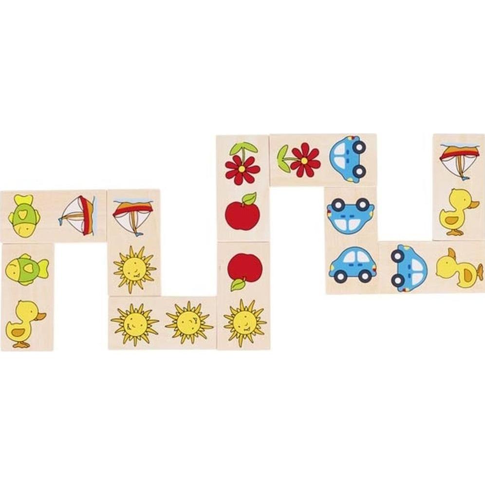 Thumbnail - Goki Holz-Domino (Deutsch, Französisch, Englisch, Italienisch)