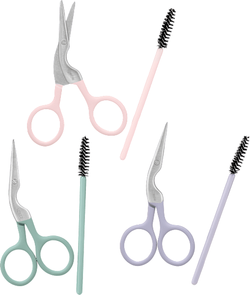 Image du produit dm ebelin Ciseaux à sourcils avec brosse