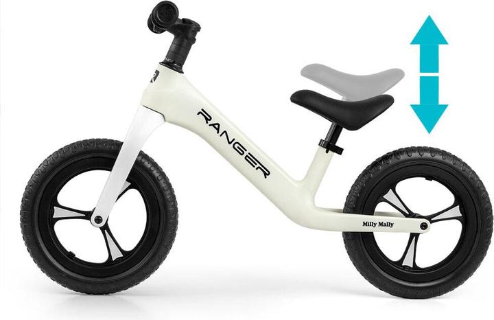 Produktbild Mally Kinder Balance Fahrrad Milly Ranger Weiss