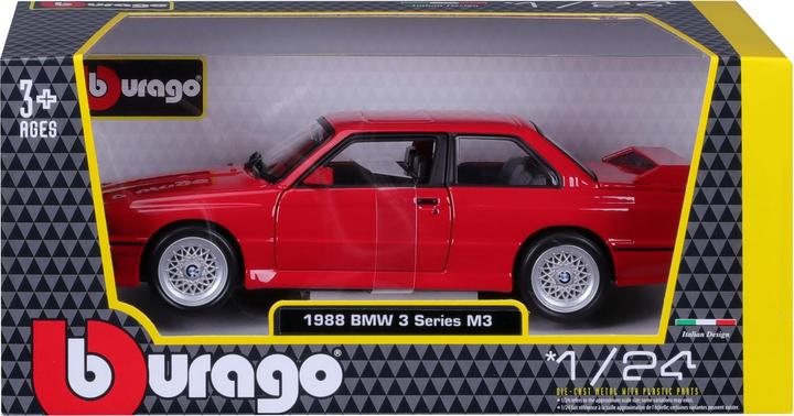 Actual product image Bburago BMW M3 (E30) 1988 1/24 red