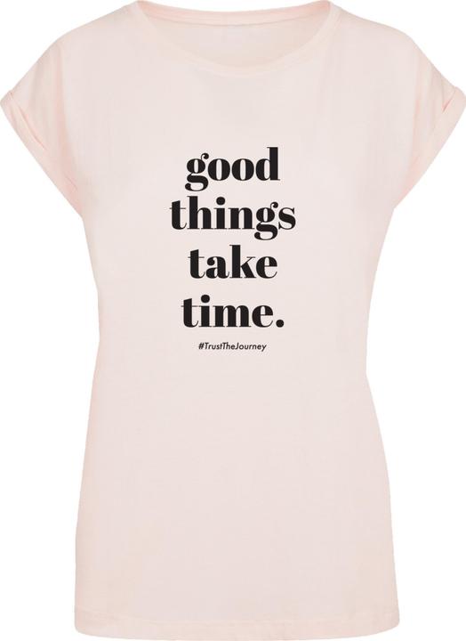 Produktbild Merchcode Ladies Good Things Take Time T-Shirt - 117487 (S)