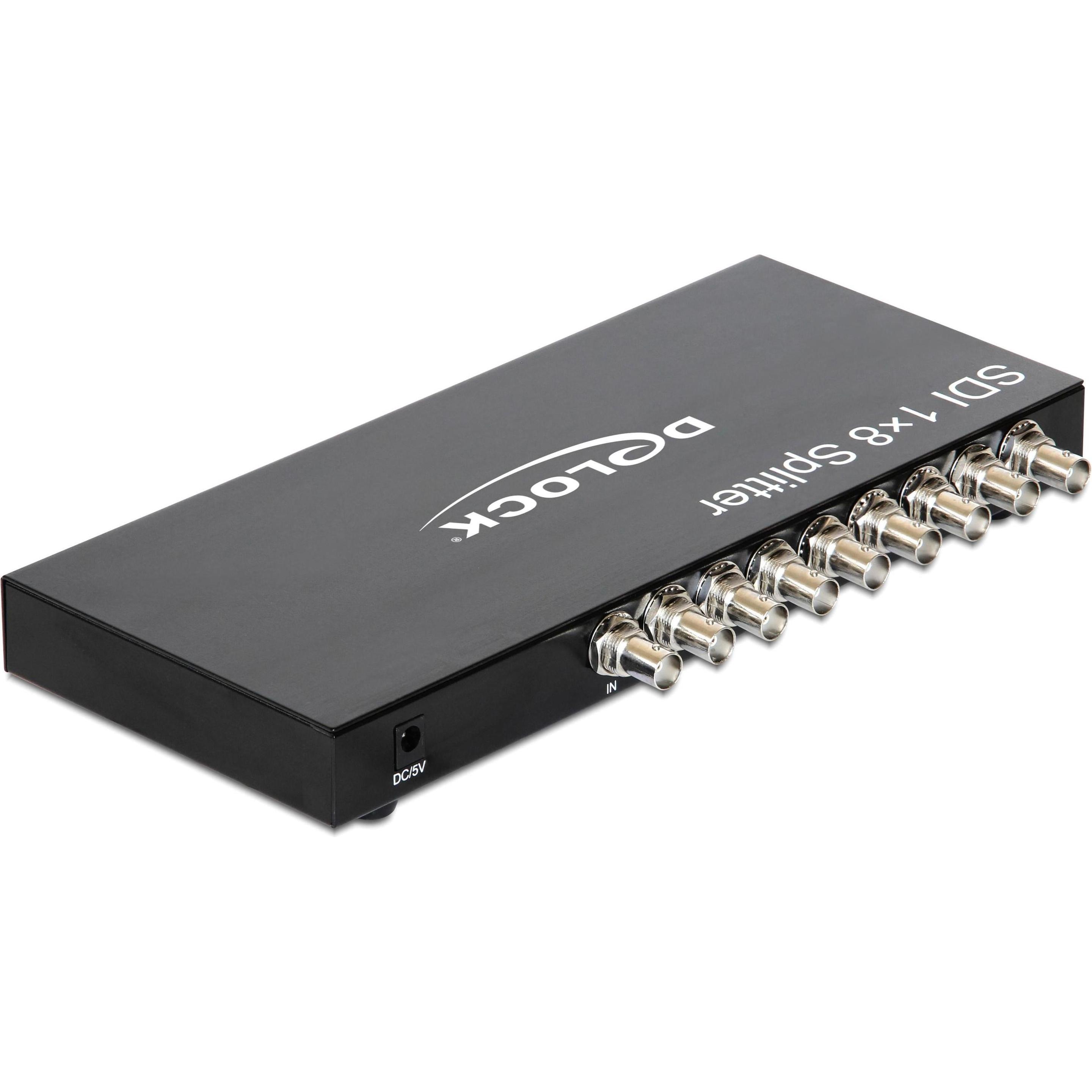 Delock 1in-8Out Port 3GI-SDI Switch, Switch Box