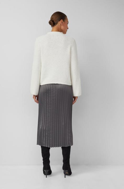 Produktbild s.Oliver Strickpullover Strickpullover mit Stehkragen und Schleifen-Stickerei (44)