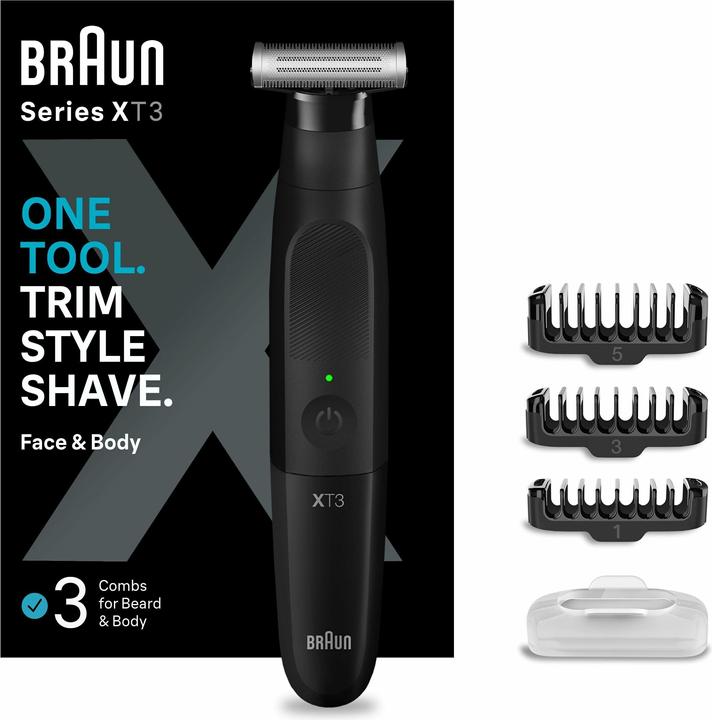 Actual product image Braun Series X beard trimmer