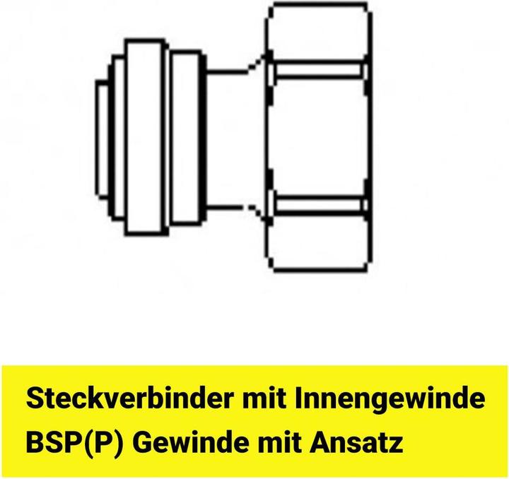 Immagine prodotto Ich-zapfe Adapter 5/8" für 3/8" Schläuche Aufschraub Verbinder