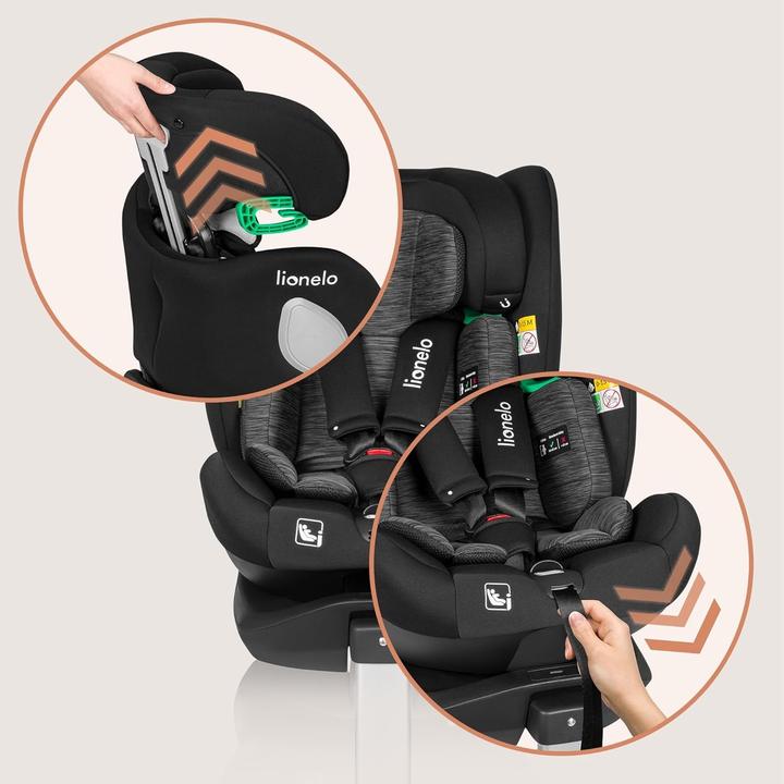 Actual product image Lionelo Braam I-Size (Reboarder, ECE R129/i-Size Standard)